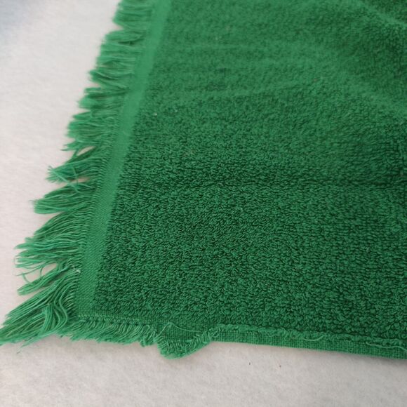 2 Cannon 1 Royal Terry Christmas Tree Wreath Candle Green Embroidered Towels VTG - Picture 8 of 12